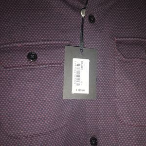 Ted Baker London Toolow Trim Fit Solid Sport Shirt